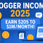 Blogger Income 2025 full guide
